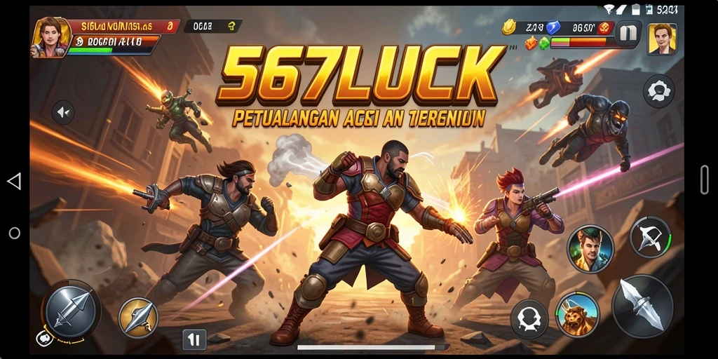 Gameplay action seru di 567LUCK dengan grafis menawan.