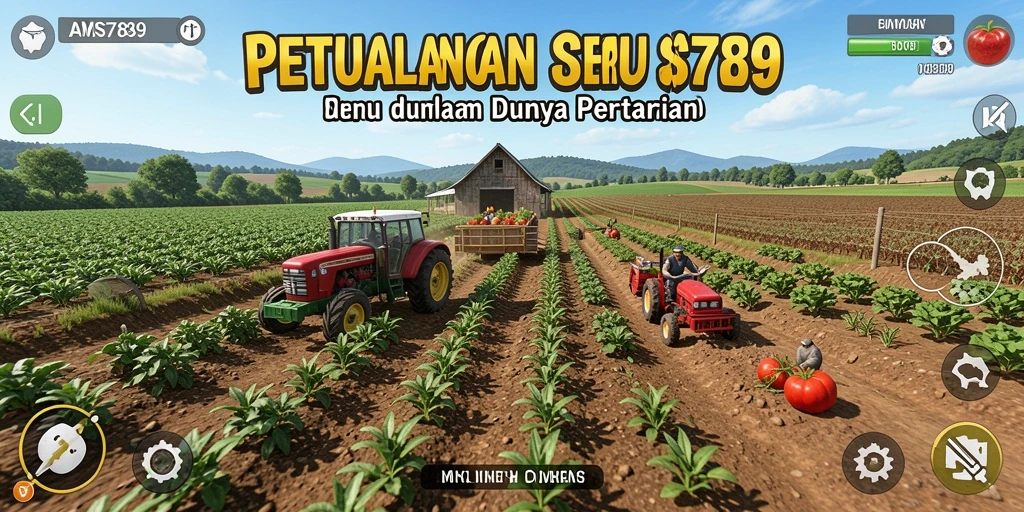 Menampilkan gameplay seru dalam pertanian yang menantang.