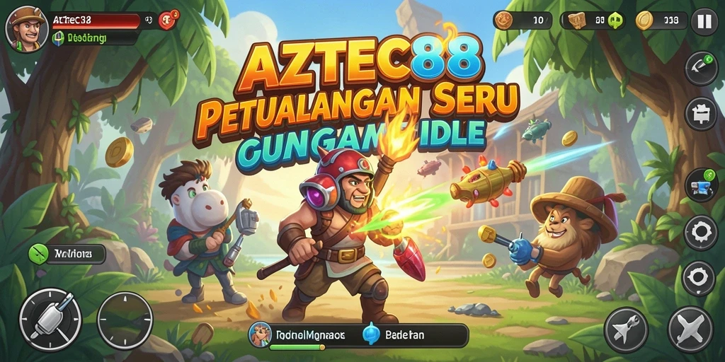 Tangkapan layar AZTEC88 menampilkan gameplay seru dalam dunia Aztec.