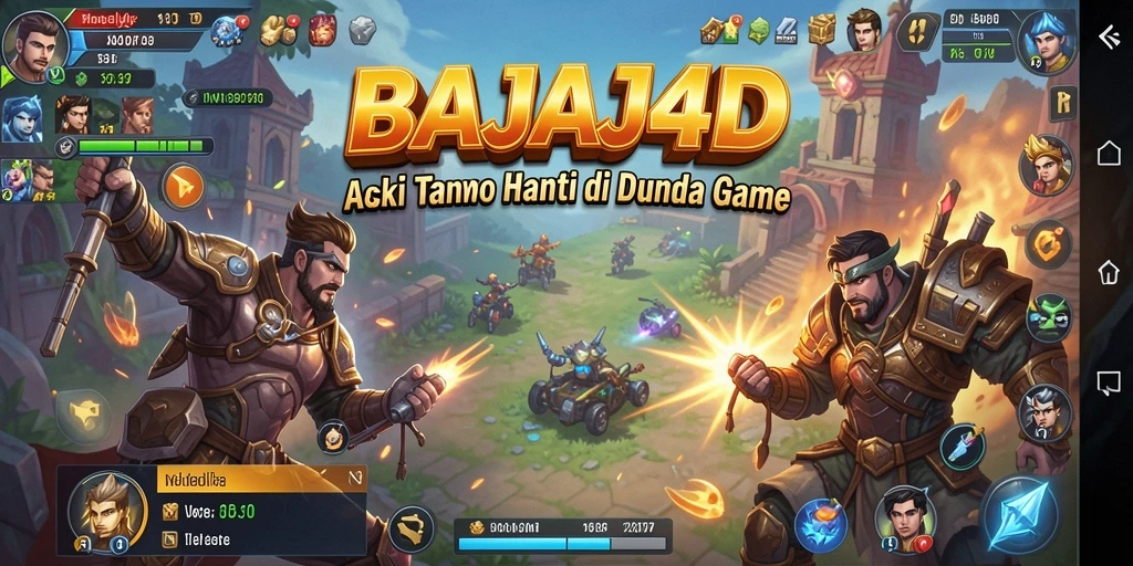 Tampilan aksi seru dalam gameplay BAJAJ4D.