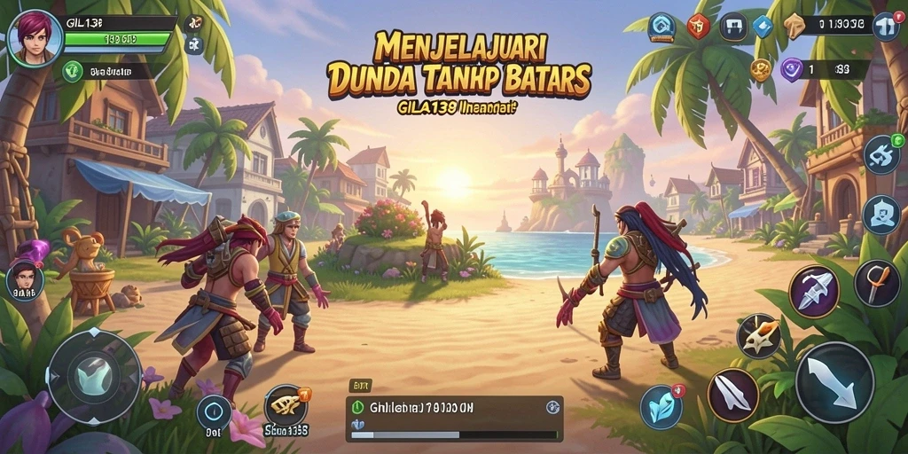 Tampilan gameplay GILA138 dalam dunia Open World yang luas.