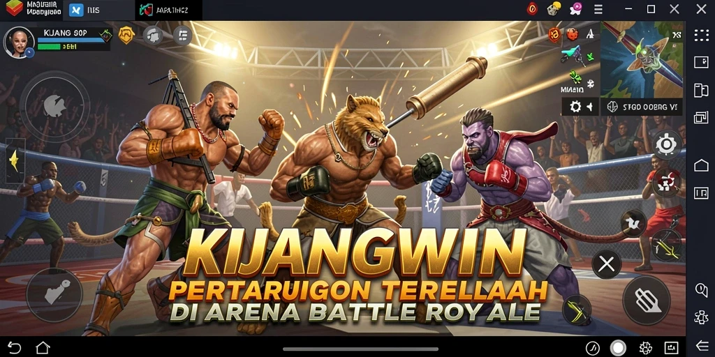 Tampilan menarik dalam pertandingan Battle Royale di KIJANGWIN.