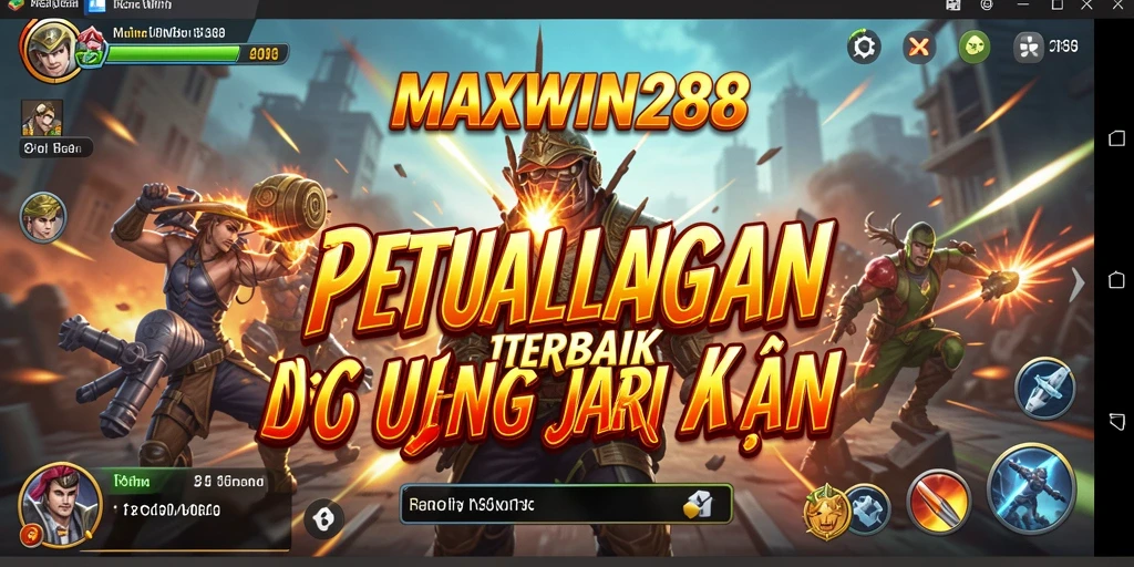 Screenshot gameplay dari MAXWIN288 menunjukkan momen aksi yang mendebarkan.