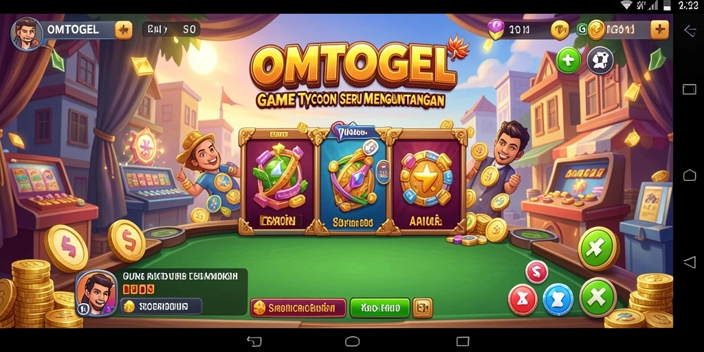 Tampilan menyerukan gameplay Tycoon yang menantang dan seru.