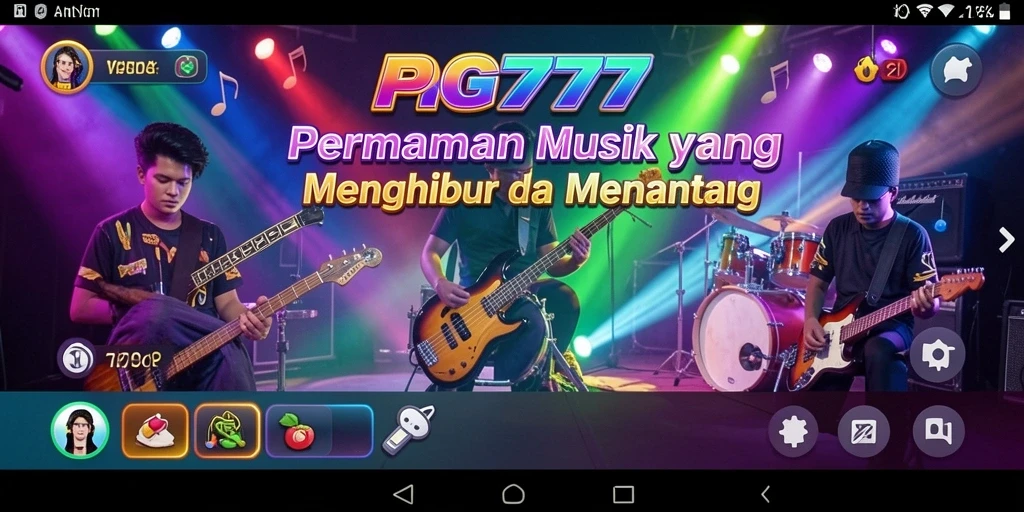 Tampilan gameplay PG777 dengan berbagai lagu menarik.