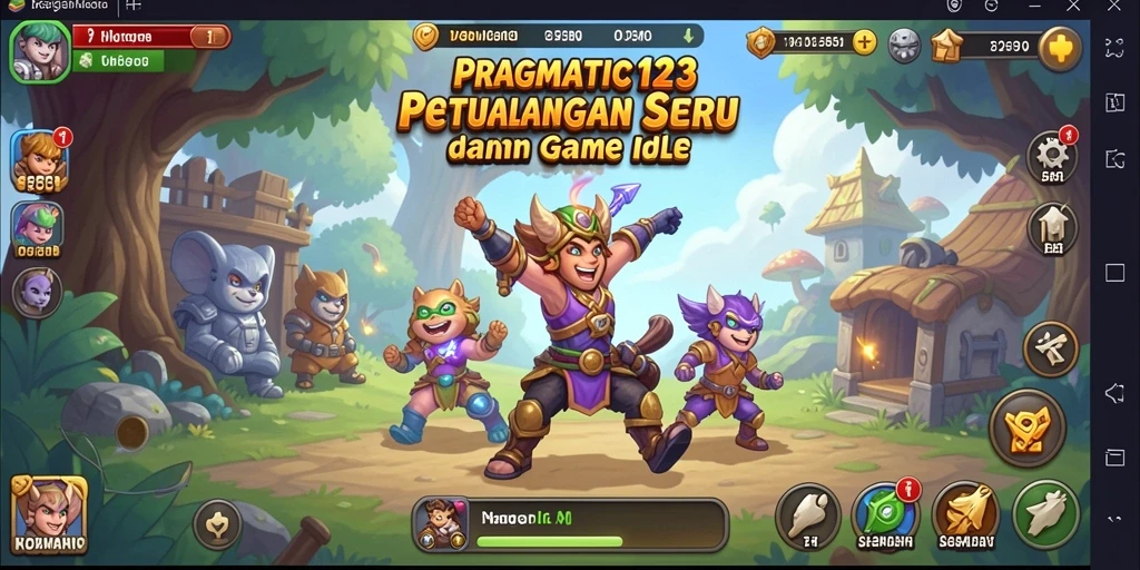 Tampilan gameplay seru dalam game Idle PRAGMATIC123.