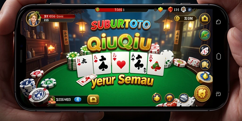 Tampilan gameplay SUBURTOTO dalam permainan QiuQiu yang seru.