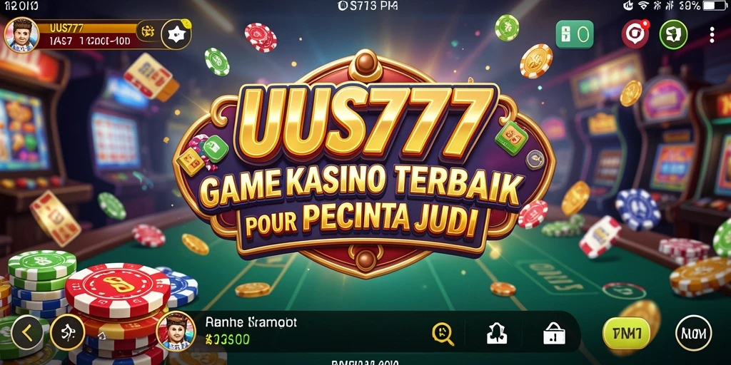 Screenshot gameplay UUS777 menampilkan suasana Kasino yang menarik dan penuh warna.
